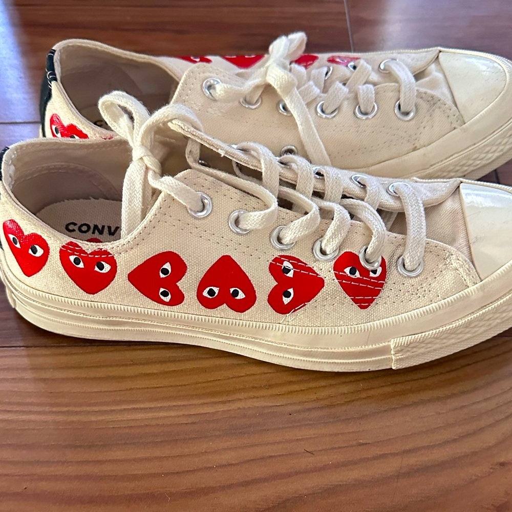 Converse X Comme Des Garçons Cdg Play Chuck Taylor Low